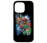 Custodia per iPhone 14 Pro Max Justice League Mighty Heroes Unite