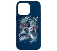 Custodia per iPhone 14 Pro Max Justice League Ride the Lightening