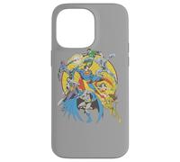 Custodia per iPhone 14 Pro Max Justice League Spin Circle Fight