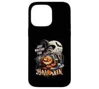 Custodia per iPhone 14 Pro Max JustWaiting For Halloween Scheletro Strega Zucca Fantasma