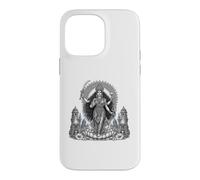 Custodia per iPhone 14 Pro Max Kali Dea indù Sacro Potere Divino Line Art