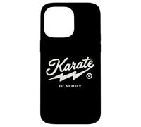 Custodia per iPhone 14 Pro Max Karate Design Retrò 1995 MCMXCV Arti Marziali Vintage