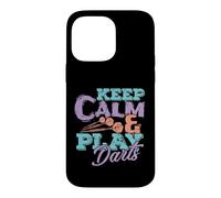 Custodia per iPhone 14 Pro Max Keep Calm and Play Freccette
