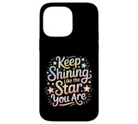 Custodia per iPhone 14 Pro Max Keep Shining Like The Star You Are Optimism Mindset ||-
