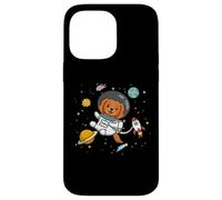 Custodia per iPhone 14 Pro Max Kids Boys Girls Astronaut Space Ruby Cavalier Dog Mom