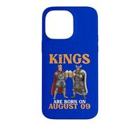 Custodia per iPhone 14 Pro Max Kings Are Born On August 09 Buon compleanno ai bevitori di birra