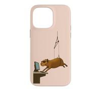 Custodia per iPhone 14 Pro Max LA SPIA CAPYBARA PIÙ FREDDA IN RAGGIA