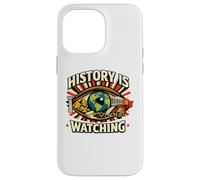 Custodia per iPhone 14 Pro Max La storia sta guardando la protesta dell'occhio del tempo