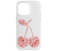 Custodia per iPhone 14 Pro Max Labbra Impertinenti Di Ciliegia Baciano Le Ciliegie