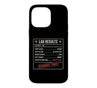 Custodia per iPhone 14 Pro Max Laboratorio divertente Risultati falsi Cortisolo Ansia Cura Self Meme