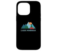 Custodia per iPhone 14 Pro Max Lake Norman North Carolina Vacation Souvenir Vintage Logo