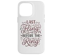 Custodia per iPhone 14 Pro Max Last Fling Before The Ring Bride, addio al nubilato