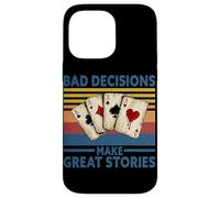 Custodia per iPhone 14 Pro Max Le decisioni sbagliate rendono grandi storie divertenti Poker Casino Retro