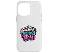 Custodia per iPhone 14 Pro Max Le mie più grandi benedizioni chiamami mamma, perfetta per la festa della mamma