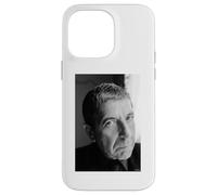 Custodia per iPhone 14 Pro Max Leonard Cohen Hallelujah Ritratto di cantautore di AJ Barratt