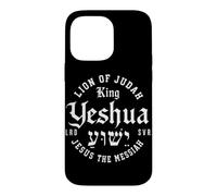 Custodia per iPhone 14 Pro Max Leone Di Giuda Re Yeshua Gesù Il Messia Fede Cristiana