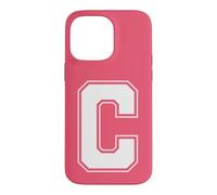 Custodia per iPhone 14 Pro Max Lettera C Big Bold Capital Varsity Alphabet Monogram