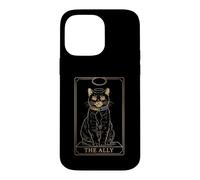 Custodia per iPhone 14 Pro Max LGBTQ Ally Tarocchi Card Pride Cat Rainbow Collar