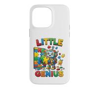 Custodia per iPhone 14 Pro Max Little Genius Robot Puzzle Builder Design per bambini