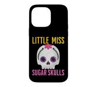 Custodia per iPhone 14 Pro Max Little Miss Sugar Skull divertente per bambine messicane