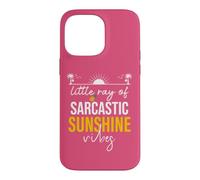 Custodia per iPhone 14 Pro Max Little Ray of Sarcastic Sunshine Hello Summer Vibes Beach