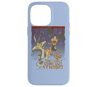 Custodia per iPhone 14 Pro Max Looney Tunes Bugs and Daffy The Only Come At Night