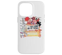 Custodia per iPhone 14 Pro Max Looney Tunes Bugs and Friends