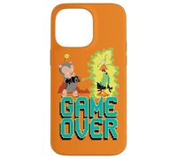 Custodia per iPhone 14 Pro Max Looney Tunes Porky and Daffy Game Over