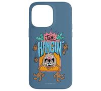 Custodia per iPhone 14 Pro Max Looney Tunes Taz Just Hanging