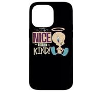 Custodia per iPhone 14 Pro Max Looney Tunes Tweety Nice To Be Kind