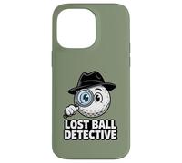 Custodia per iPhone 14 Pro Max Lost Ball Detective - Pallina da golf divertente da golf
