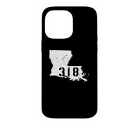 Custodia per iPhone 14 Pro Max Louisiana 318 Codice Area Souvenir dell'orgoglio dello stato meridionale