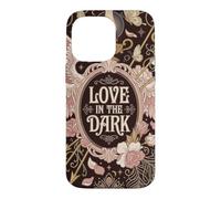 Custodia per iPhone 14 Pro Max Love in the Dark, arte floreale romantica vintage con ali d'angelo