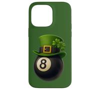 Custodia per iPhone 14 Pro Max Lucky Eight 8 Ball Shirt with Shamrock and Four Leaf Clover