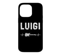 Custodia per iPhone 14 Pro Max Luigi Chitarra Battito Cardiaco Musica Chitarrista