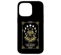 Custodia per iPhone 14 Pro Max Luna Tarocchi Yoga Astronauta Meditazione Zen Lotus Pose