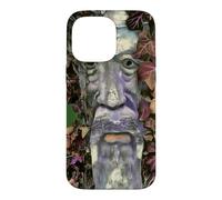 Custodia per iPhone 14 Pro Max L'uomo verde con foglie di edera autunnale