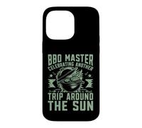 Custodia per iPhone 14 Pro Max Maestro del barbecue che celebra un altro viaggio intorno al sole BBQ Party