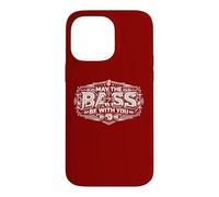 Custodia per iPhone 14 Pro Max Maglietta con bassista May The Bass Be With You, da uomo e da donna