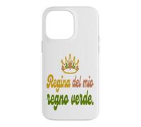 Custodia per iPhone 14 Pro Max Maglietta Giardinaggio Regina Verde Passione Flora