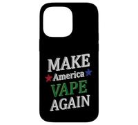 Custodia per iPhone 14 Pro Max Make America Vape Again Meme dispositivo vaping aromatizzato divertente