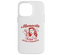 Custodia per iPhone 14 Pro Max Mamacita ha bisogno di un design divertente per la festa spagnola Margarita