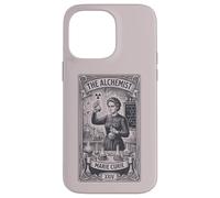 Custodia per iPhone 14 Pro Max Marie Curie Alchemist Tarocchi Card; Donne in chimica STEM