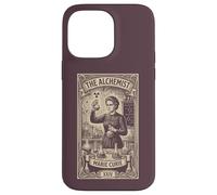 Custodia per iPhone 14 Pro Max Marie Curie Alchemist Tarocchi Card; Donne in chimica STEM