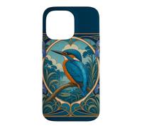 Custodia per iPhone 14 Pro Max Martin Pescatore - Kingfisher Art Nouveau
