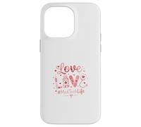 Custodia per iPhone 14 Pro Max Medical Love Word - Tema MedTech Life per infermieri
