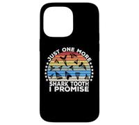 Custodia per iPhone 14 Pro Max Megalodon Fossil Teeth Just One More Shark Tooth Geologist
