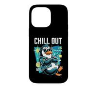 Custodia per iPhone 14 Pro Max Mellow Penguin Tropical Shirt Retro Geometric Art