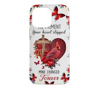 Custodia per iPhone 14 Pro Max Memorial Cardinal Il momento in cui il tuo cuore si è fermato per sempre Arte