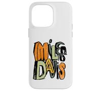 Custodia per iPhone 14 Pro Max Merchandising ufficiale Miles Davis Jazz Icon - Testo illustrato